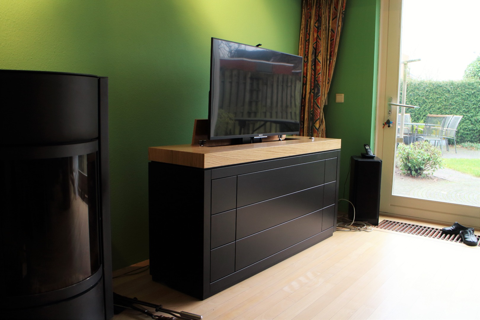 omvang Verscherpen site tv meubel met ingebouwde tv lift | Vlugt Interieurs